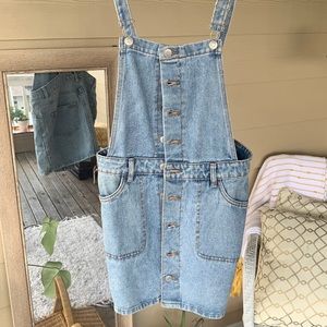 PacSun jean overall dress